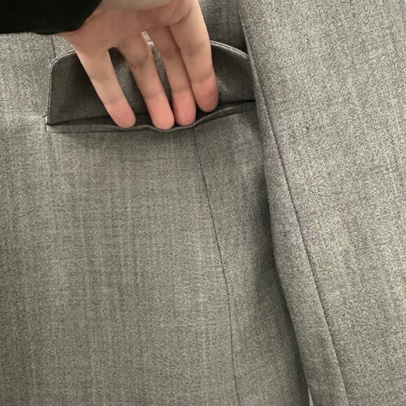 Banana Republic Gray Blazer Suit Jacket Size 12 - Picture 6 of 14